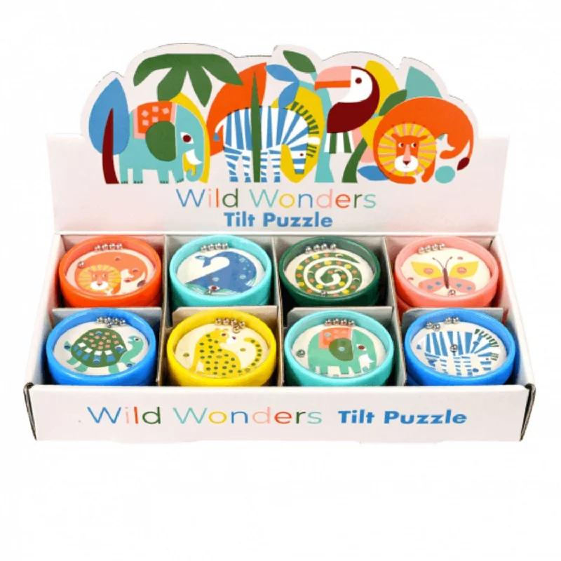 Strategic puzzles Assorted Wild Wonders Tilt Puzzles