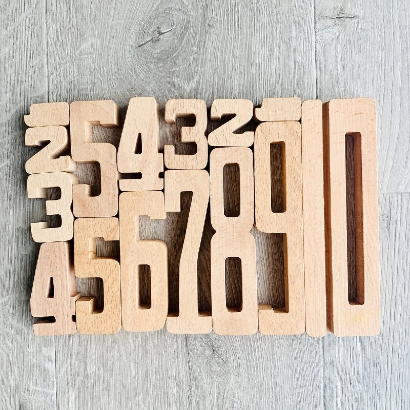 Playful toys Astrup Wooden Stacking Numbers