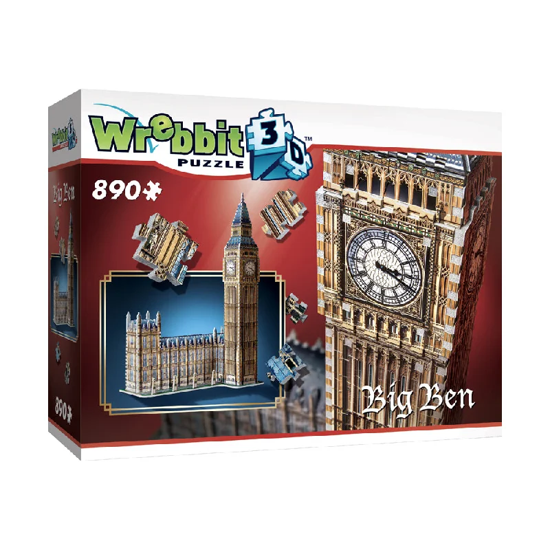 Entertaining games Wrebbit Big Ben 3D Foam Puzzle - 890 pc