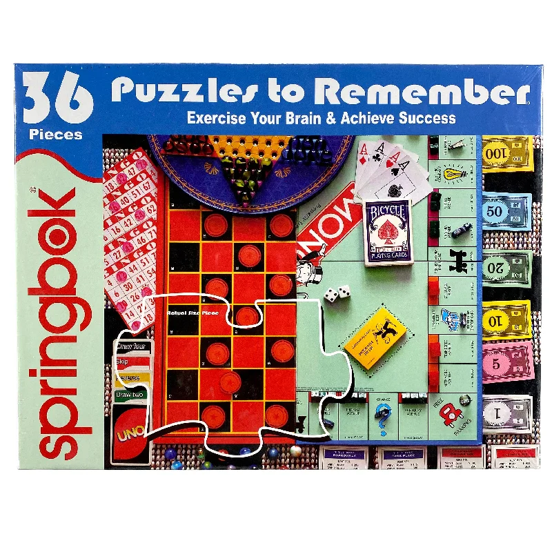 Exciting gamesBoard Games 36 Piece Large Format Puzzles To Remember