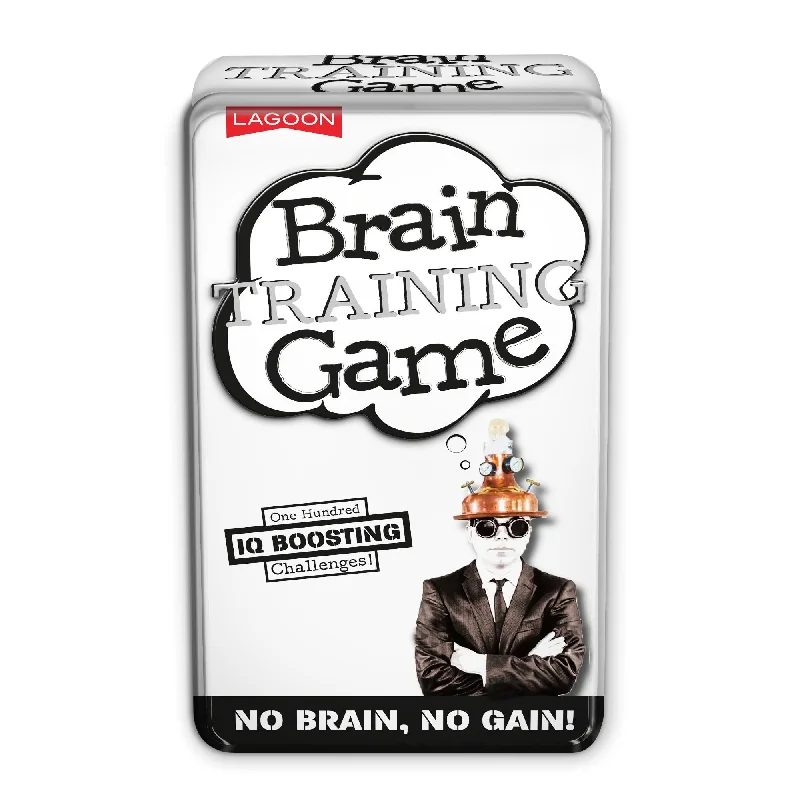 Engaging puzzlesBrain Training Tinned Game