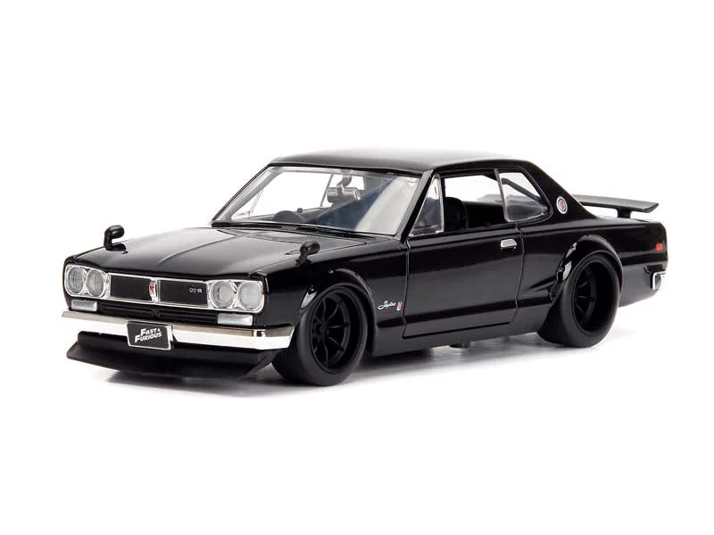 Fun toy carsBrian’s 1971 Nissan Skyline 2000 GT-R KPGC10 - Black (Fast & Furious) Series Diecast 1:24 Scale Model - Jada 99686 Fun toy carsBrian’s 1971 Nissan Skyline 2000 GT-R KPGC10 - Black (Fast & Furious) Series Diecast 1:24 Scale Model - Jada 99686