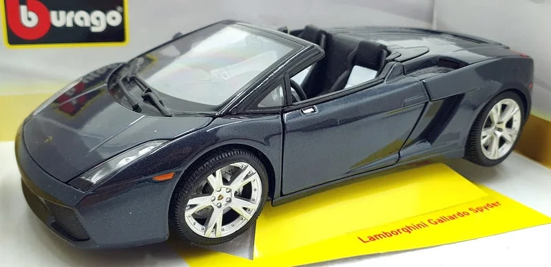 High-quality materials toys Burago 1/18 scale Diecast 18-12016 - Lamborghini Gallardo Spyder - DK Grey High-quality materials toys Burago 1/18 scale Diecast 18-12016 - Lamborghini Gallardo Spyder - DK Grey