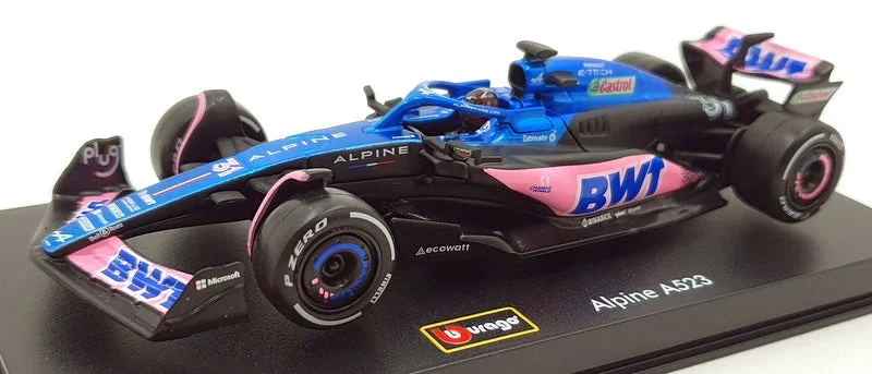 Realistic toy carsBurago 1/43 Scale 18-38073 - F1 BWT Alpine A523 2023 #31 E.Ocon