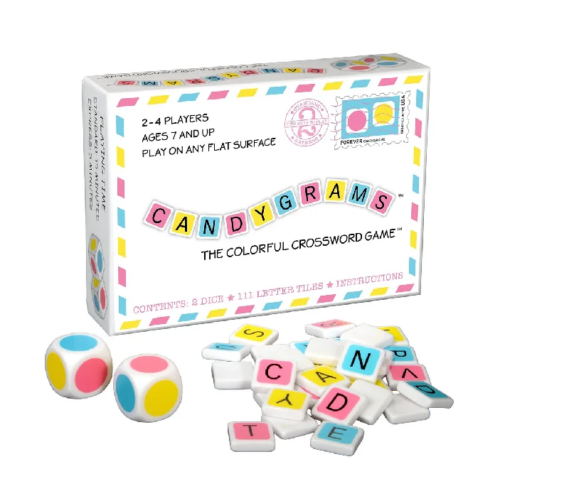 Entertaining games Candygrams The Colorful Crossword Game