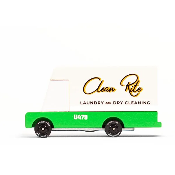 Realistic toy carsCandylab Mini Laundry Truck