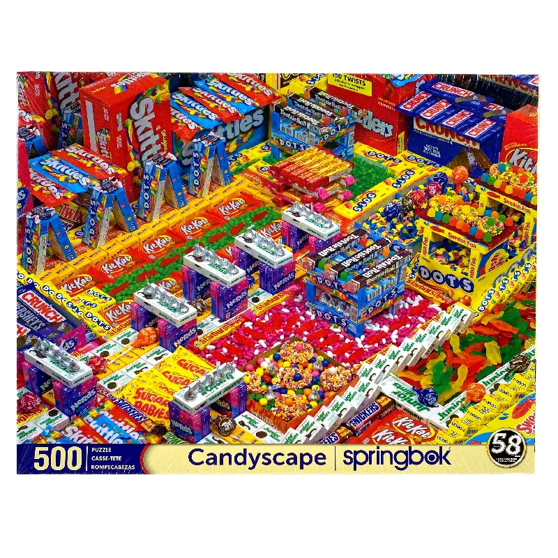 Strategic puzzles Candyscape 500 Piece Puzzle