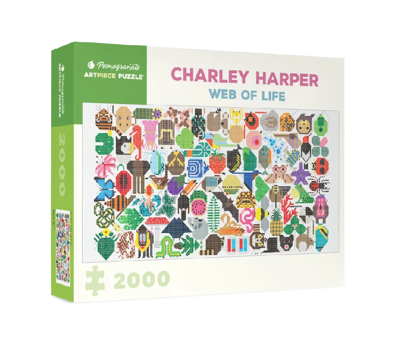 Relaxing games Charley Harper Web of Life 2000 Piece Puzzle