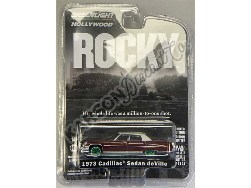 Playful toys CHASE 1973 Cadillac Sedan deVille - Rocky (Hollywood) Series 35 Diecast 1:64 Model - Greenlight 44950A Playful toys CHASE 1973 Cadillac Sedan deVille - Rocky (Hollywood) Series 35 Diecast 1:64 Model - Greenlight 44950A