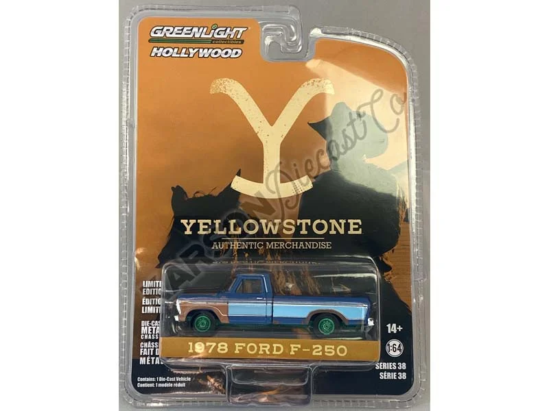 Playful toys CHASE 1978 Ford F-250 - Yellowstone (Hollywood) Series 38 Diecast 1:64 Scale Model Car - Greenlight 44980E Playful toys CHASE 1978 Ford F-250 - Yellowstone (Hollywood) Series 38 Diecast 1:64 Scale Model Car - Greenlight 44980E