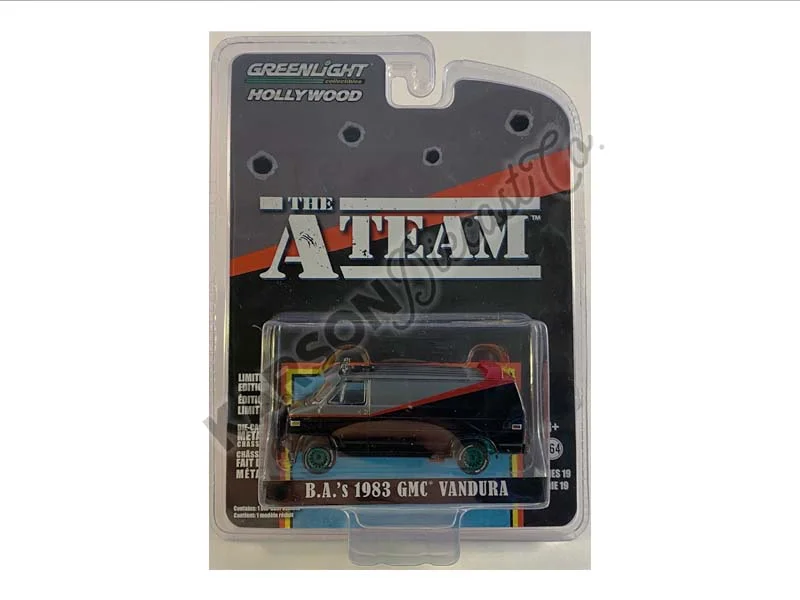 Playful toys CHASE 1983 GMC Vandura - The A-Team (Hollywood) Series 19 Diecast 1:64 Scale Model - Greenlight 44790B Playful toys CHASE 1983 GMC Vandura - The A-Team (Hollywood) Series 19 Diecast 1:64 Scale Model - Greenlight 44790B