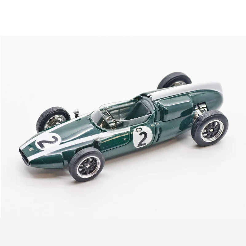 Durable toysCooper F1 T53 - #2 Jack Brabham - Winner, 1960 Belgian GP - 1:43 Model Car Durable toysCooper F1 T53 - #2 Jack Brabham - Winner, 1960 Belgian GP - 1:43 Model Car