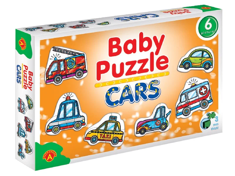 Educational games Progressive Toddler Puzzle - Cars - Wise Owl