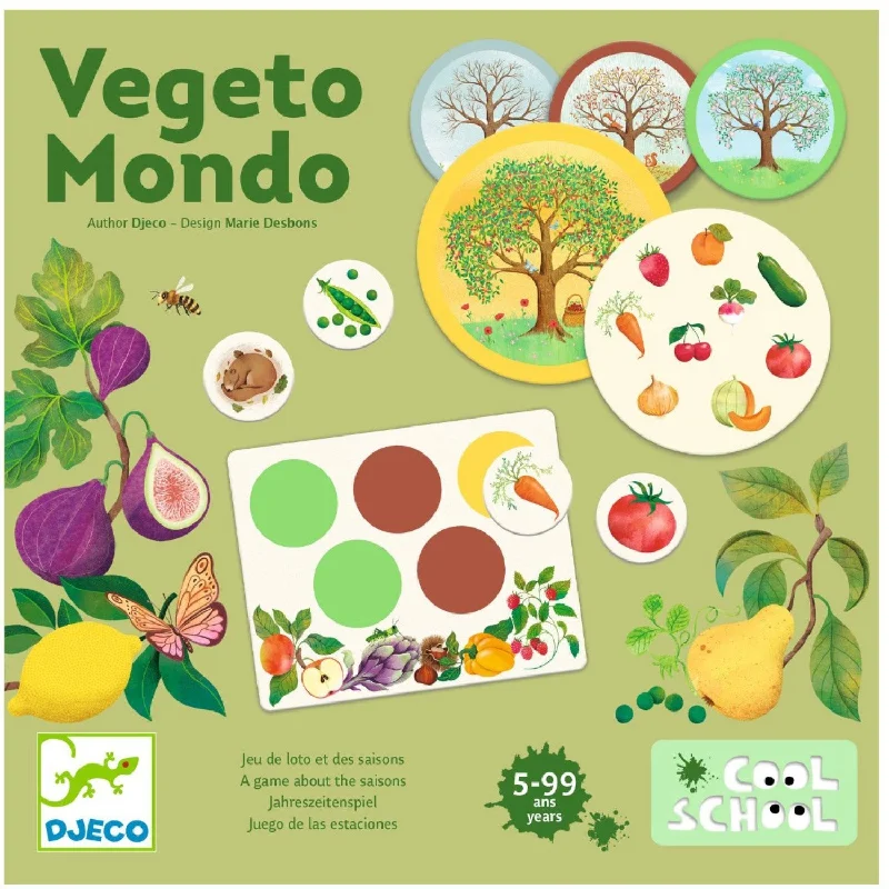 Multi-level puzzles Djeco Spil Vegato Mondo