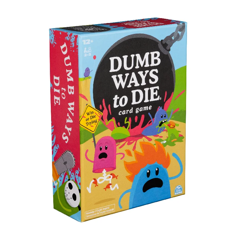 Age-appropriate puzzles Dumb Ways to Die Card Game Based