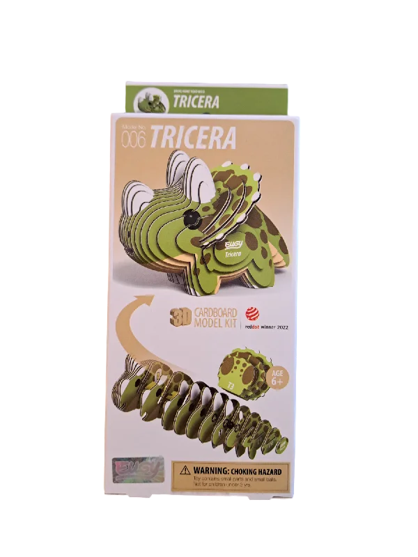 Social games Eugy 3D Cardboard Model Kits Tricera