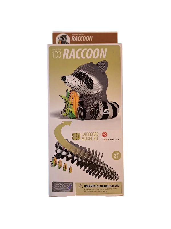 Social games Eugy 3D Cardboard Model Kits Raccoon