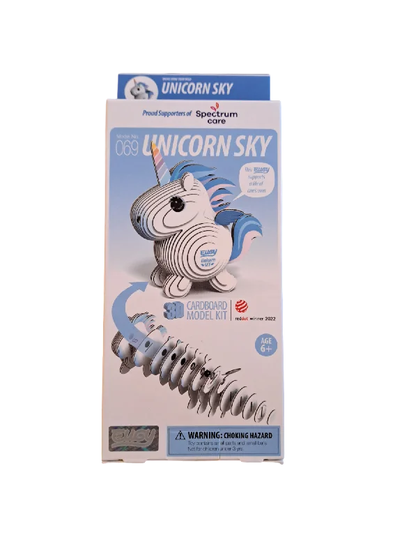 Interactive games Eugy 3D Cardboard Model Kits Unicorn Sky
