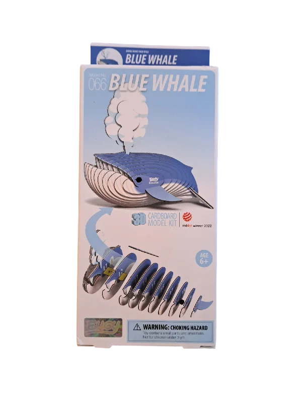 Logical puzzles Eugy 3D Cardboard Model Kits Whale