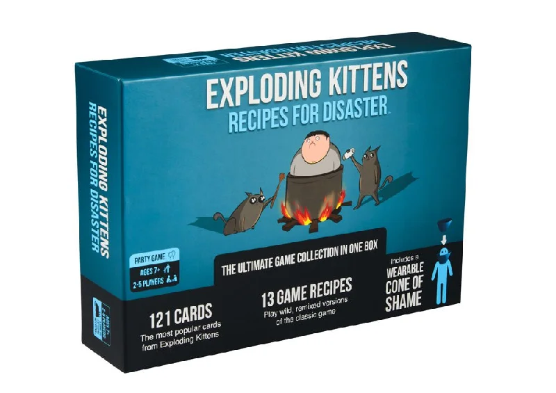 Engaging puzzlesExploding Kittens Recipes for Disaster