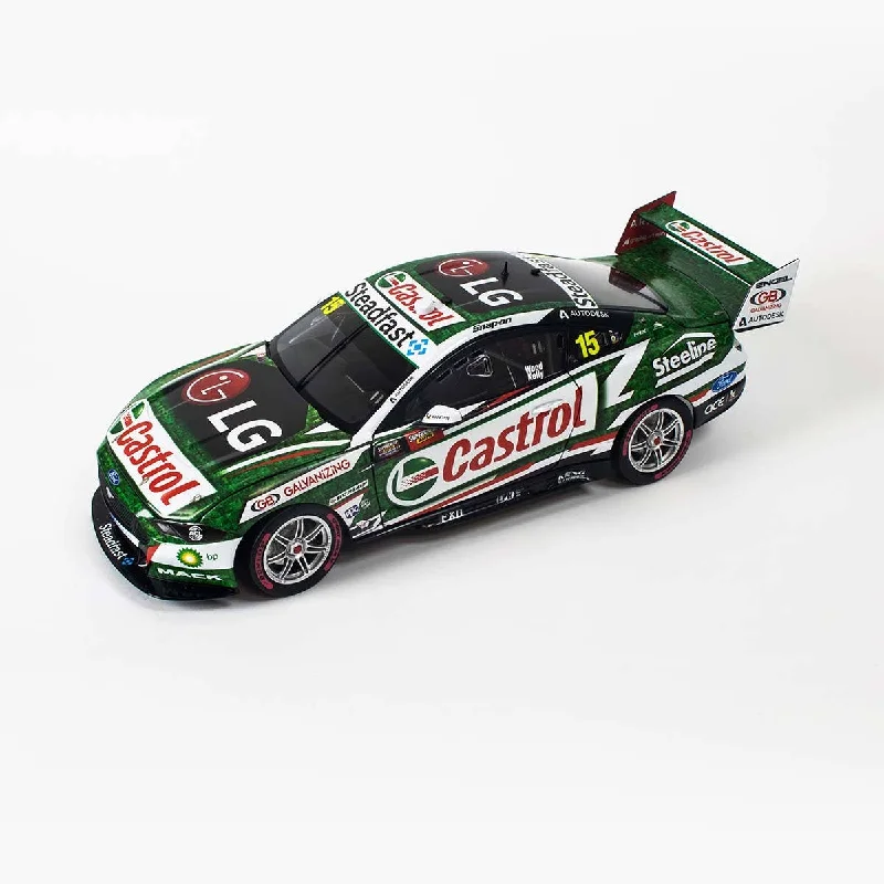 High-quality toy cars Ford Mustang - Castrol Racing - #15, R.Kelly - Race 31, Supercheap Auto Bathurst 1000 - 1:43 Scale Diecast Model Car High-quality toy cars Ford Mustang - Castrol Racing - #15, R.Kelly - Race 31, Supercheap Auto Bathurst 1000 - 1:43 Scale Diecast Model Car