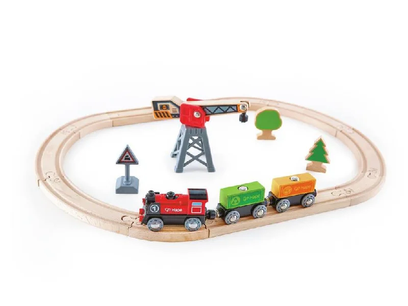 High-quality materials toys Hape Frachtlieferschleife