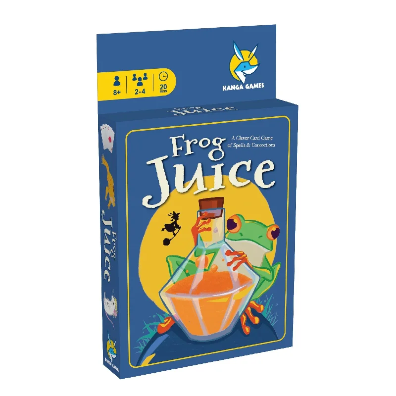 Age-appropriate puzzles Frog Juice Card Game