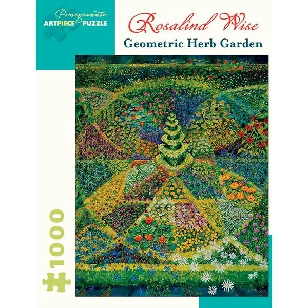 Multi-level puzzles Pomegranate Puzzle 1000 Pieces | Geometric Herb Garden