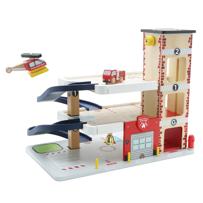 Realistic toy carsLe Toy Van Fire and Rescue Garage