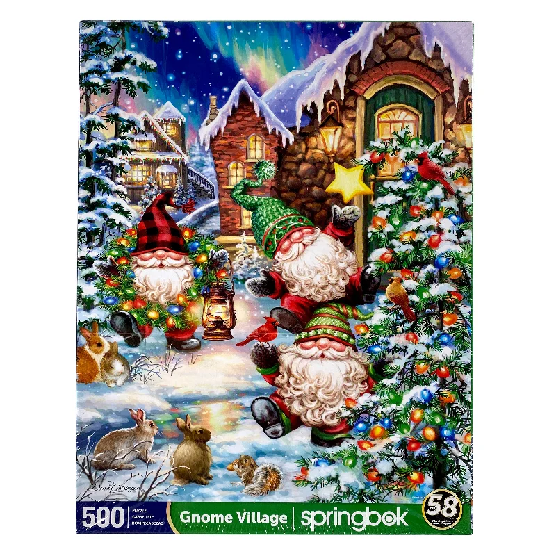Challenging puzzles Gnome Village 500 Piece Puzzle