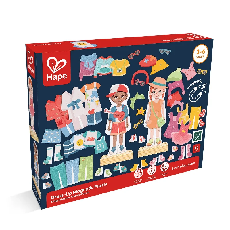 Fast-paced games Hape Dress Up Magnetic Puzzle
