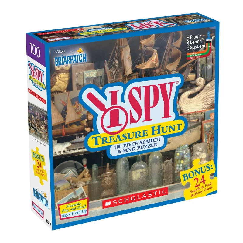 Competitive games I Spy Treasure Hunt Search & Find 100 Piece Puzzle