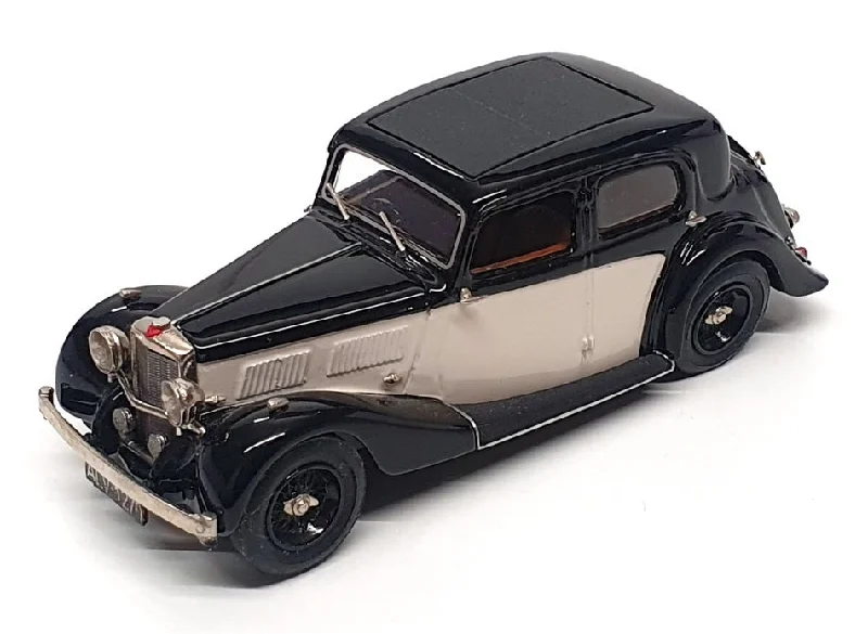 Durable toysJ&M Classics 1/43 Scale JM44BC - 1938 Alvis 12/70 Saloon - Black/Cream