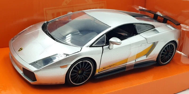 Durable toysJada 1/24 Scale Diecast 34027 - Lamborghini Gallardo Superleggera - Silver