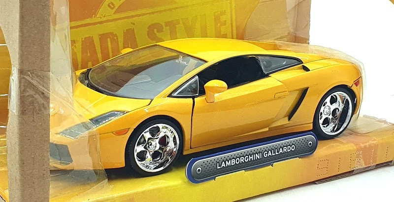 High-quality materials toys Jada 1/24 Scale Diecast 53007 - Lamborghini Gallardo - Yellow High-quality materials toys Jada 1/24 Scale Diecast 53007 - Lamborghini Gallardo - Yellow
