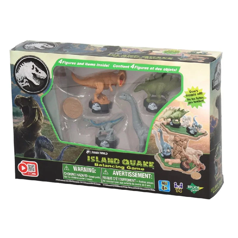 Age-appropriate puzzles Jurassic World Island Quake Balancing Game