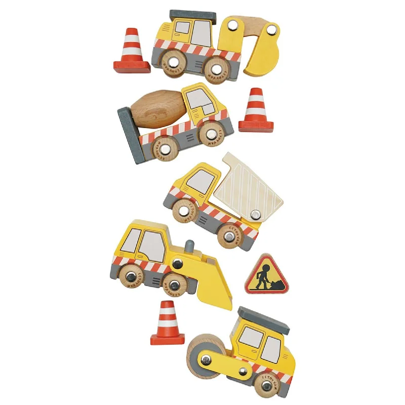 Enthusiastic toysLe Toy Van Construction trucks