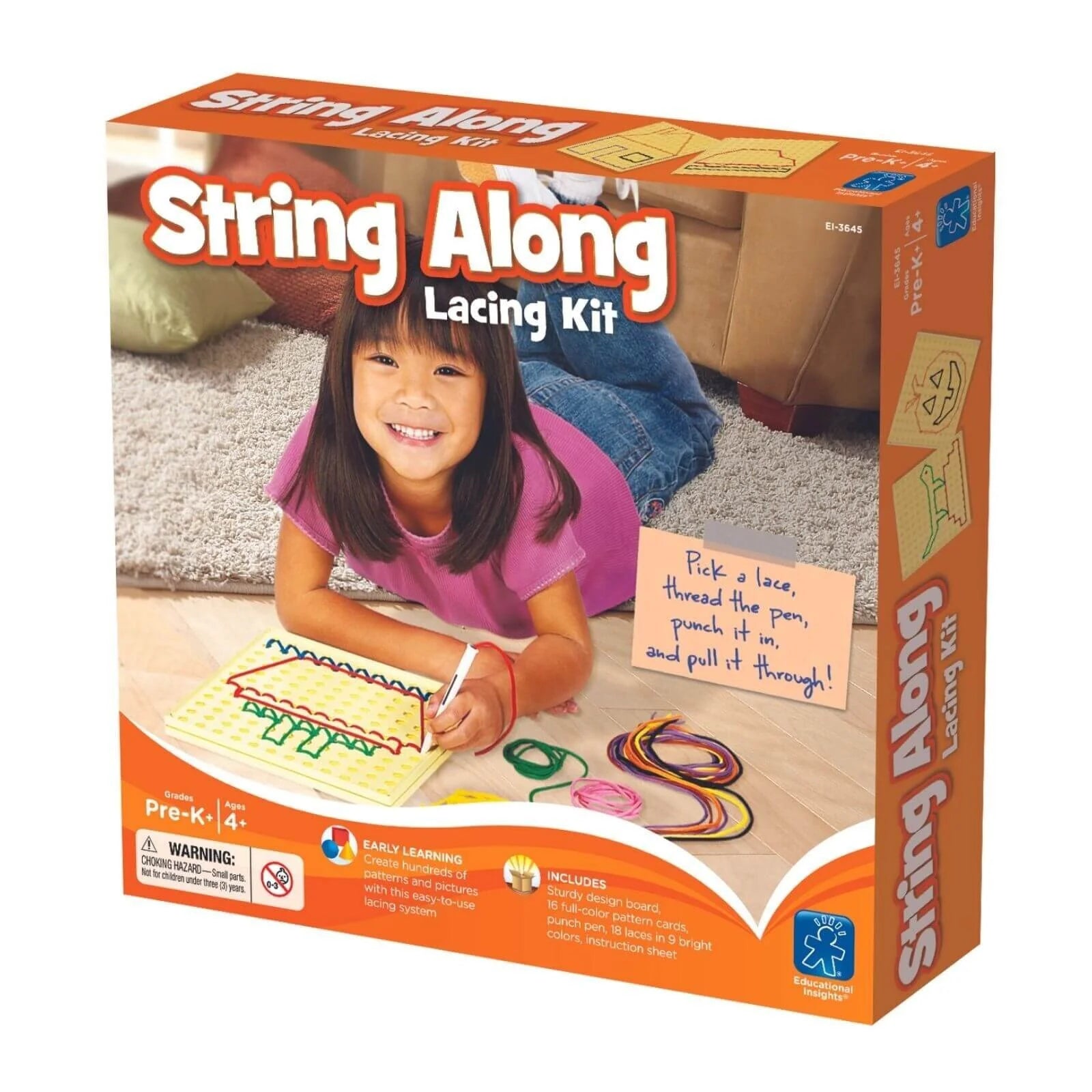 Relaxing games Learning Resources String-Along Lacing Set