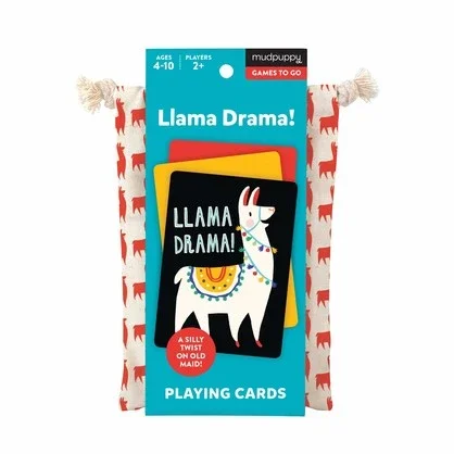 Relaxing games LLAMA DRAMA PLAYING CARDS TO GO