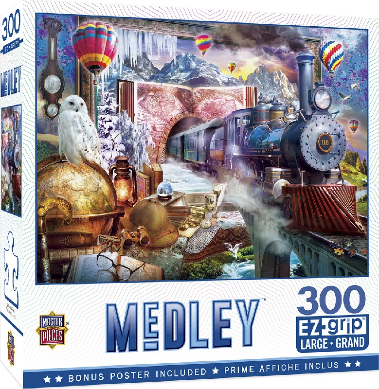Logical puzzles Magical Journey 300 Piece Large Format Medley Puzzle