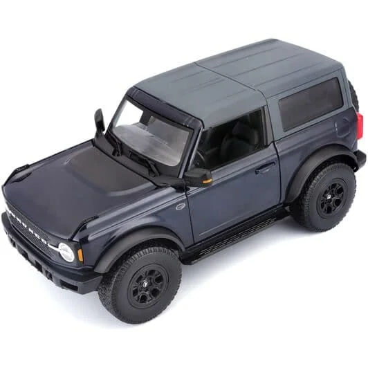 Realistic toy carsMAISTO 1/24 2021 Ford Bronco Badlands 2 Door SUV Grey