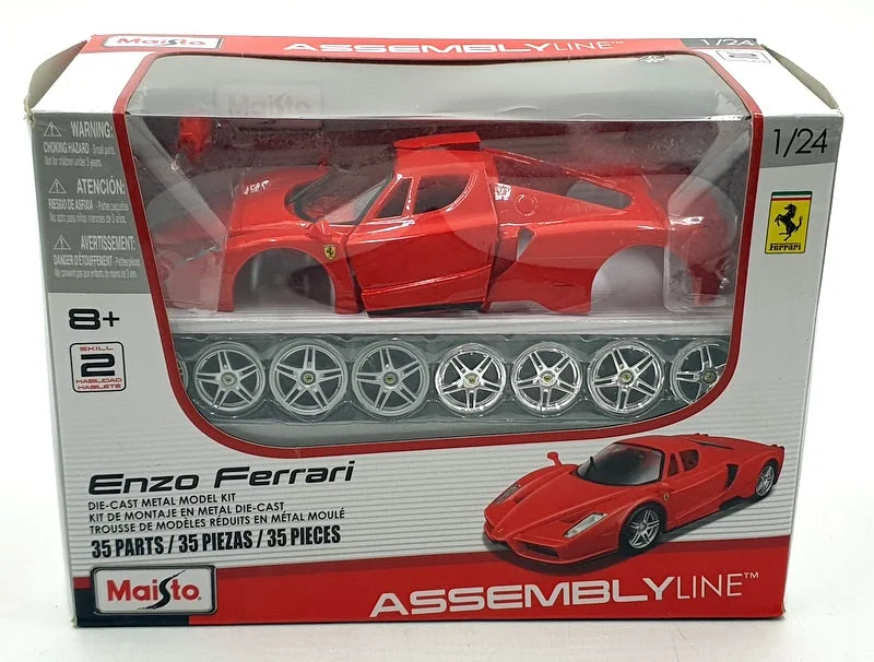 Durable toysMaisto 1/24 Scale Diecast Kit 39964 - Ferrari Enzo - Red