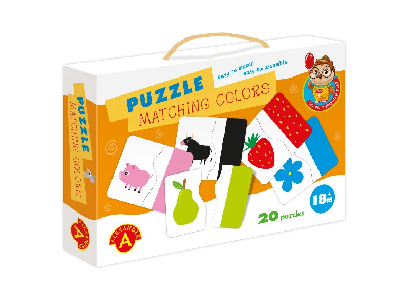 Logical puzzles Matching Colours Puzzle - Wise Owl