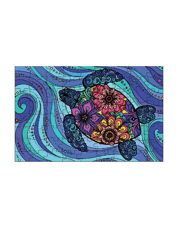 Addictive games Mindful Living Kids 72 pc Puzzle Flow like a Turtle