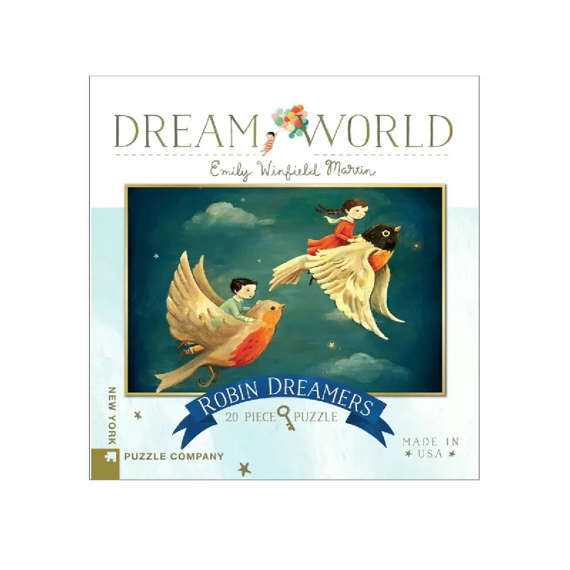 Fun gamesMini Dream World 20 Piece Puzzle · Children and Birds