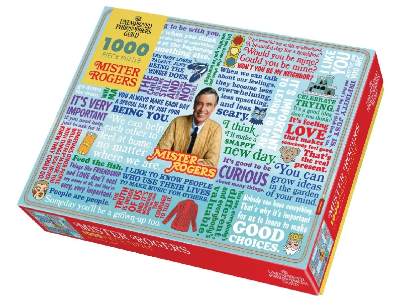Thought-provoking puzzles Mister Rogers 1000 Piece Puzzle