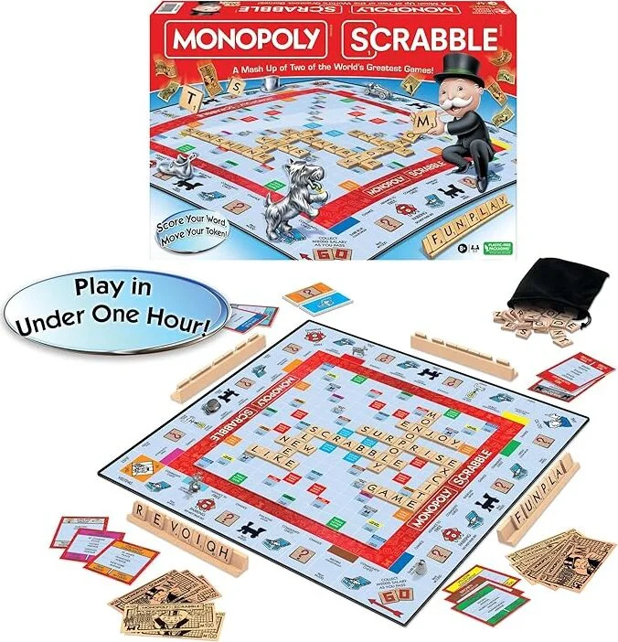 Innovative gamesMonopoly Scrabble