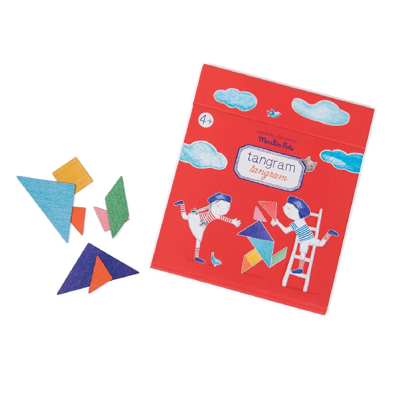 Fun gamesMoulin Roty Magnetic Tanagram Puzzle Set