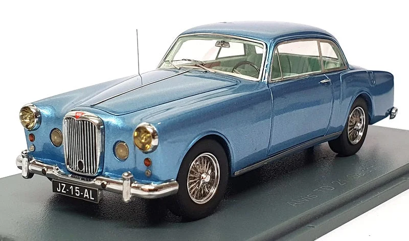High-quality toy cars Neo 1/43 Scale NEO43415 - Alvis TD 21 Saloon - Met Lt Blue