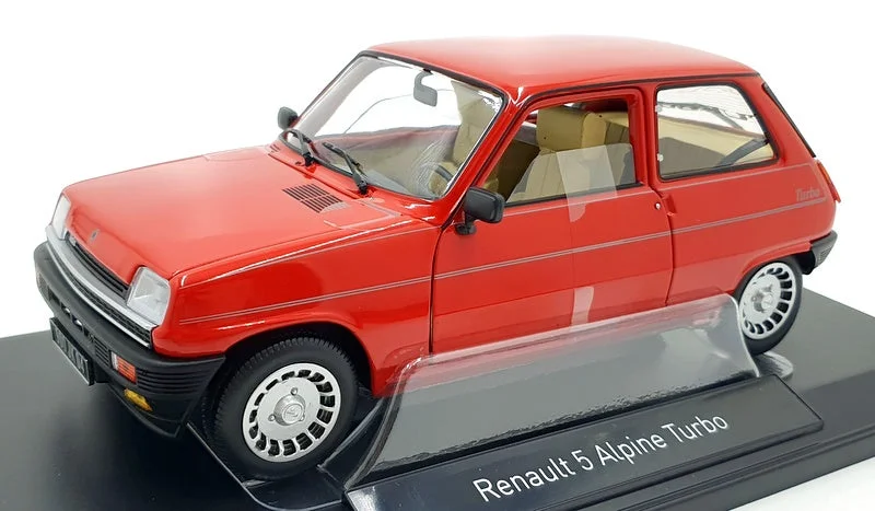 High-quality toy cars Norev 1/18 Scale Diecast 185243 - Renault 5 Alpine Turbo 1983 - Red High-quality toy cars Norev 1/18 Scale Diecast 185243 - Renault 5 Alpine Turbo 1983 - Red